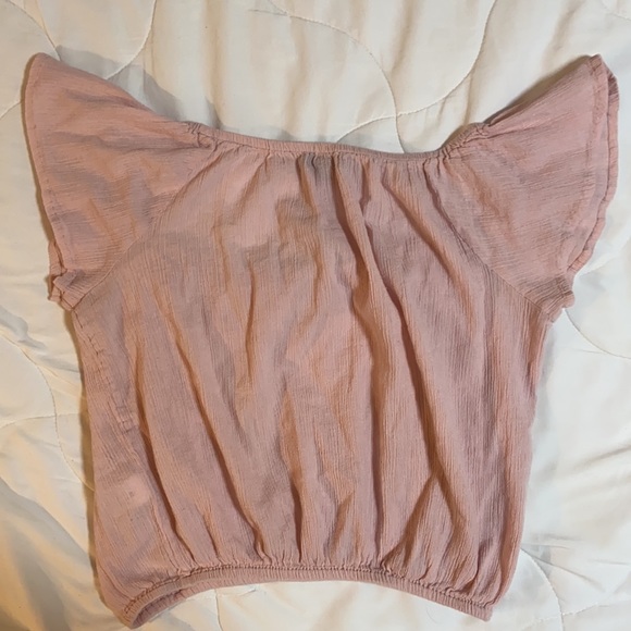 Aeropostale light pink cap sleeves crop top size extra small
Elastic waist. - Picture 9 of 11